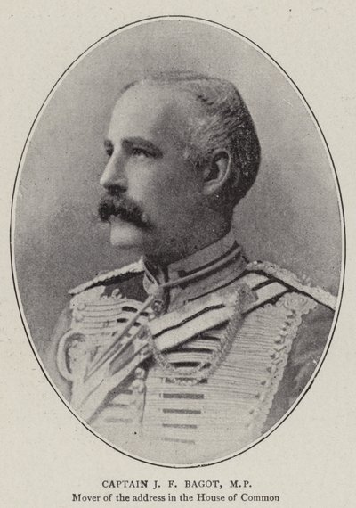Capitaine J F Bagot, MP - English Photographer