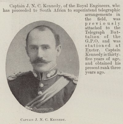 Capitaine J N C Kennedy - English Photographer