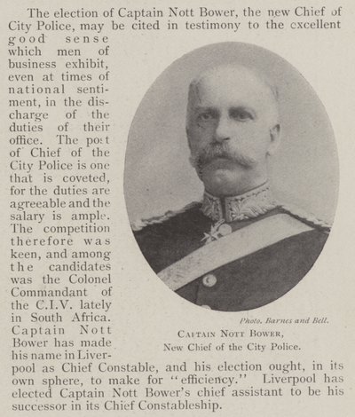 Capitaine Nott Bower, nouveau chef de la police de la ville - English Photographer