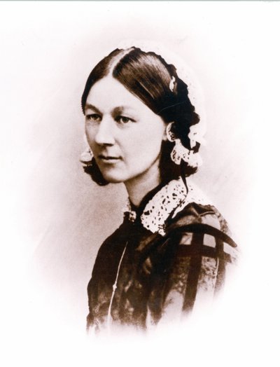 Carte de visite photographique de Florence Nightingale, par H. Lenthall, vers 1856 - English Photographer
