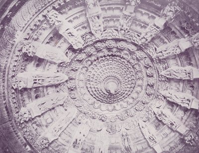 Plafond Sculpté, Temple Jaïn, Mont Abu - English Photographer