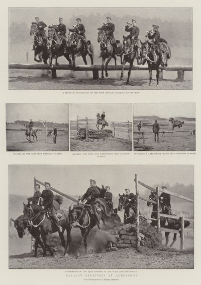 Exercices de cavalerie à Aldershot - English Photographer