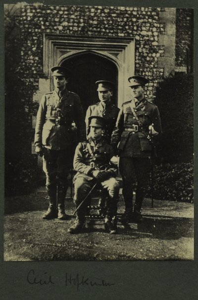 Cecil Hopkinson, 1914-15 - English Photographer