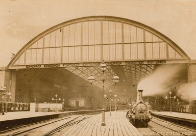 Gare de Charing Cross, Londres; photographie, 1874 - English Photographer