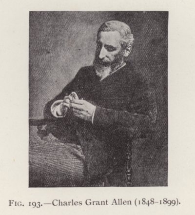 Charles Grant Allen (1848-1899), portrait - English Photographer