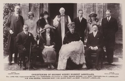 Baptême de George Henry Hubert Lascelles - English Photographer