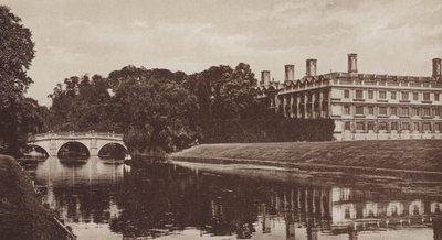 Clare College et Pont, Cambridge - English Photographer