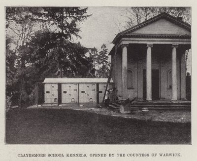 École de Clayesmore, chenils, inaugurée par la comtesse de Warwick - English Photographer