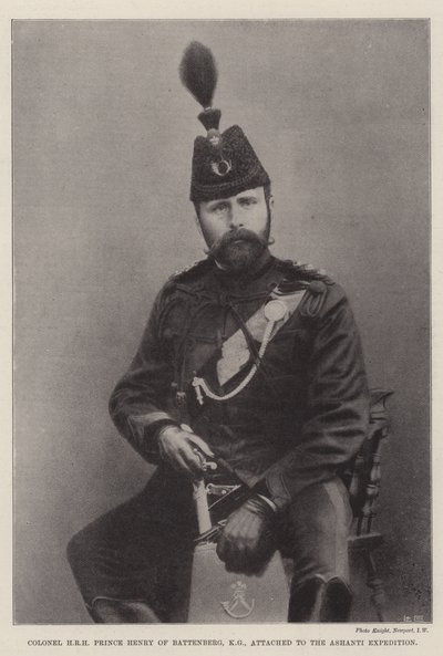 Colonel SAR le prince Henry de Battenberg, KG, attaché à l