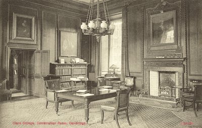 Salle de combinaison, Clare College, Cambridge - English Photographer