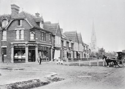 Coin de Chase Side et Chase Green Avenue, c.1890 (photo n/b) - English Photographer