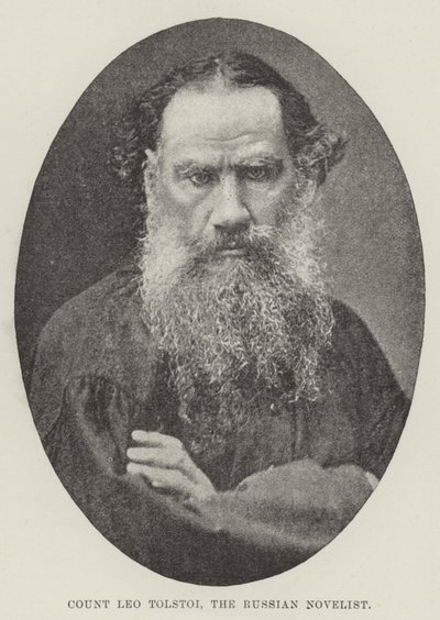 Le comte Léon Tolstoï, le romancier russe - English Photographer