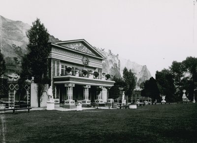 Cremorne Gardens, Londres : Chalet suisse - English Photographer