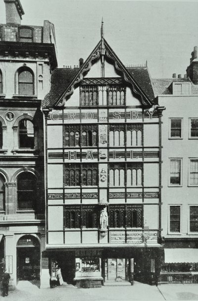 Crosby Hall, Bishopsgate, Londres, 1890 - English Photographer