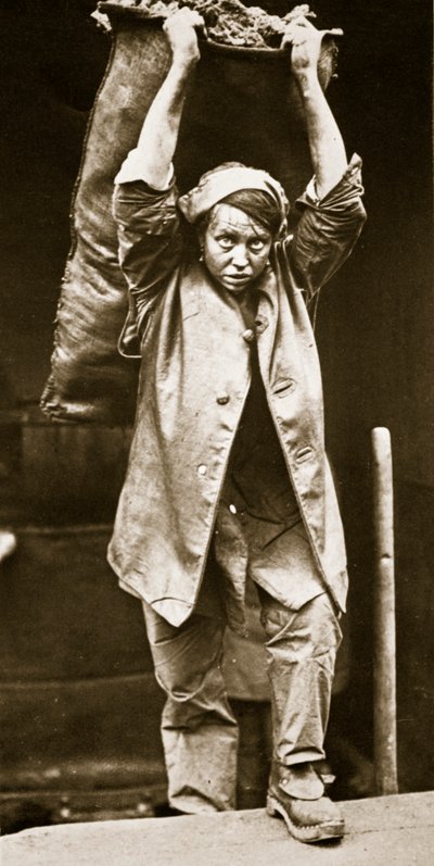 Livraison de charbon, gravure de Horace W. Nichols, vers 1916 (photogravure) - English Photographer