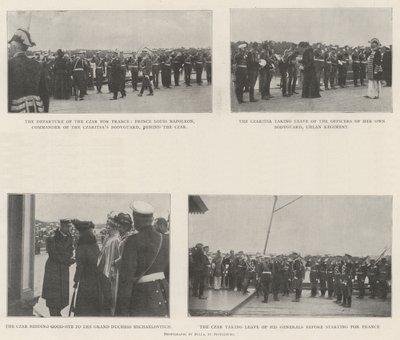 Départ du tsar et de la tsarine pour la France - English Photographer