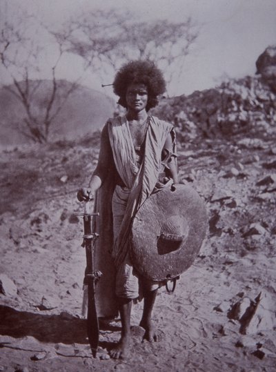 Guerrier Derviche Hademdowah, Soudan - English Photographer