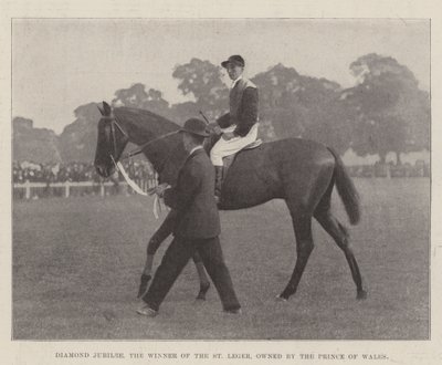 Diamond Jubilee, le vainqueur du St Leger, propriété du Prince de Galles - English Photographer