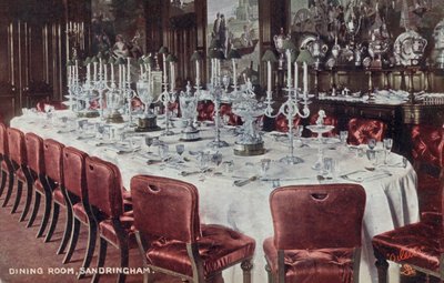 Salle à manger à Sandringham House, Norfolk - English Photographer