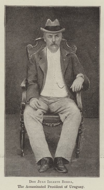 Don Juan Idiarte Borda, président assassiné de l