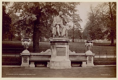Statue du Dr Jenner dans les jardins de Kensington - English Photographer