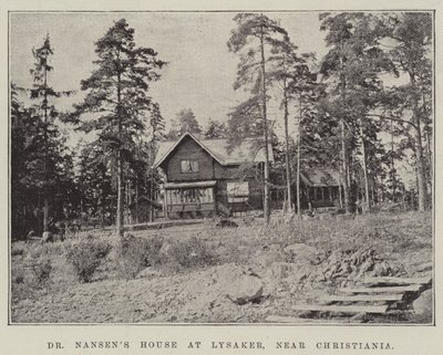 La Maison du Dr Nansen à Lysaker, près de Christiania - English Photographer