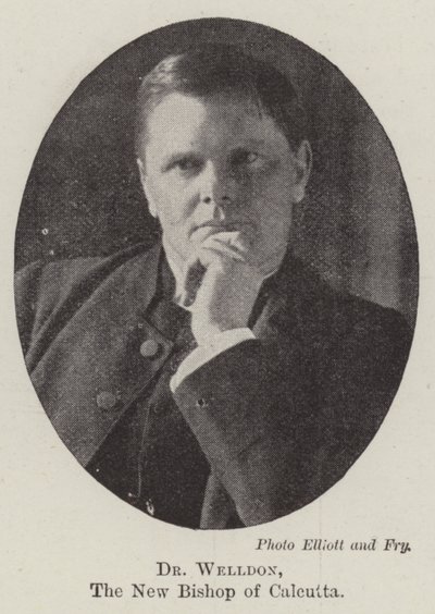 Dr Welldon, le nouvel évêque de Calcutta - English Photographer