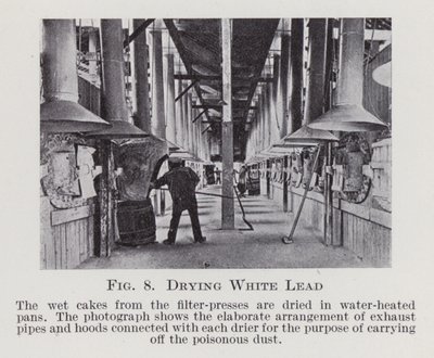 Séchage du blanc de plomb (photo n/b) - English Photographer