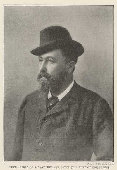 Duc Alfred de Saxe-Cobourg et Gotha, le duc d