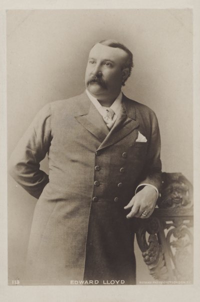 Edward Lloyd, ténor anglais - English Photographer