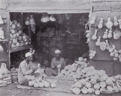 Égypte : Arabes vendant des Gullehs, rafraîchisseurs d
