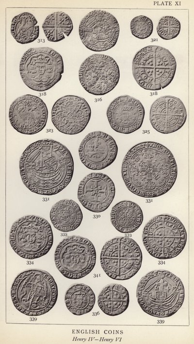 Pièces de monnaie anglaises, Henry IV, Henry VI - English Photographer