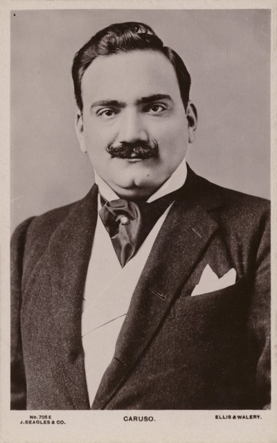 Enrico Caruso, ténor italien (1873-1921) - English Photographer