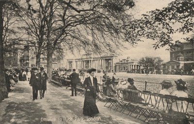 Entrée de Hyde Park, Londres - English Photographer