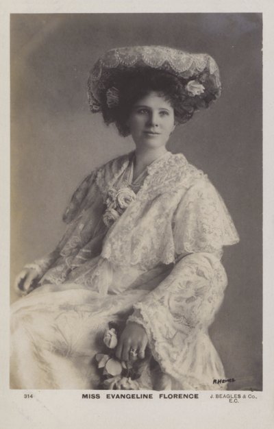 Evangeline Florence, soprano britannique née en Amérique - English Photographer