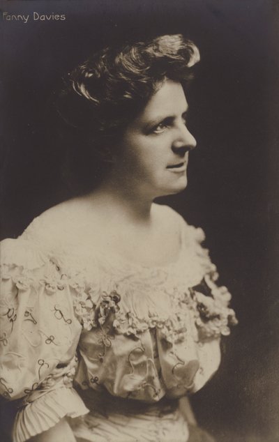 Fanny Davies, pianiste britannique - English Photographer