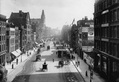 Farringdon Street, Londres, depuis Holborn Viaduct - English Photographer