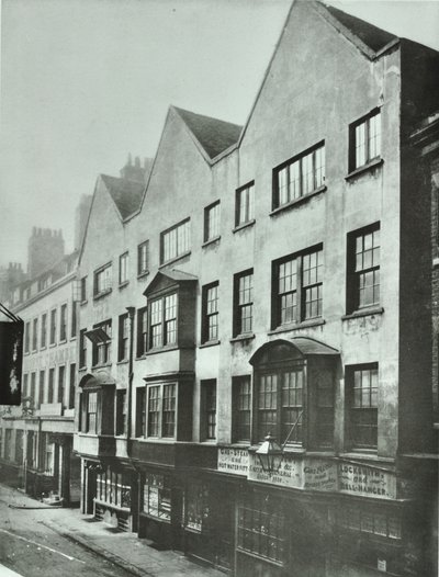Fetter Lane, arrière de Barnards Inn, City de Londres, 1879 - English Photographer