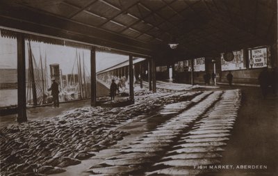 Marché aux poissons, Aberdeen, Écosse - English Photographer