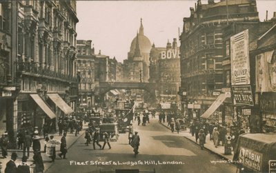Fleet Street et Ludgate Hill, Londres - English Photographer