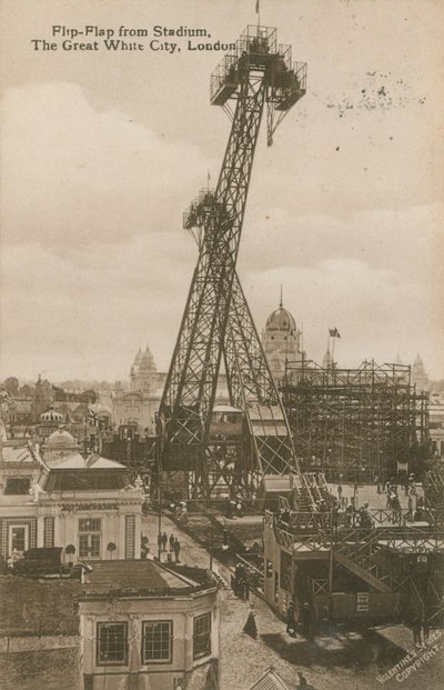 Flip-Flap du stade, The Great White City, Londres - English Photographer