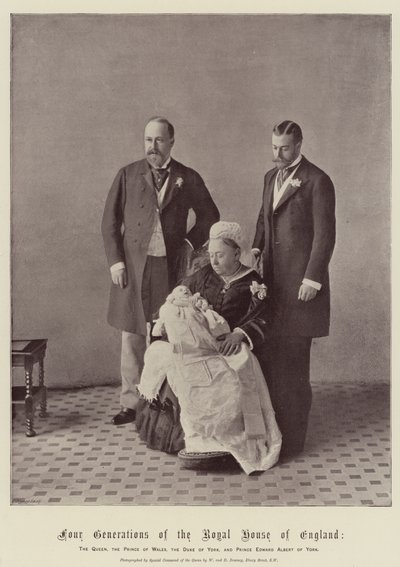 Quatre générations de la maison royale d