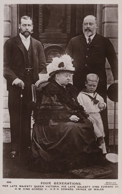 Quatre générations de la royauté britannique - English Photographer