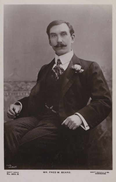Fred W Beard, musicien britannique - English Photographer