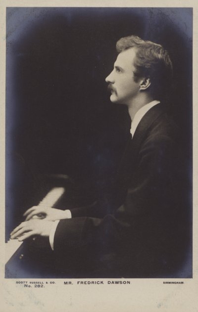 Frederick Dawson, pianiste anglais - English Photographer