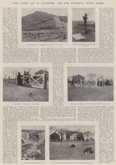 De Laings Nek à Standerton, la retraite des Boers devant Buller - English Photographer