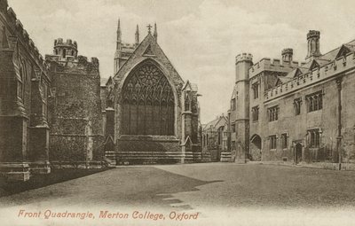 Front Quad, Merton College, Oxford, Oxfordshire - English Photographer