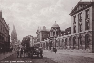Façade du Queens College, Oxford - English Photographer