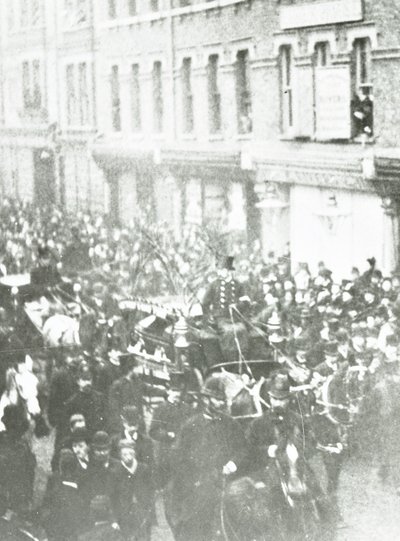 Procession funéraire de Charles Haddon Spurgeon, West Norwood, Londres, 1892 - English Photographer