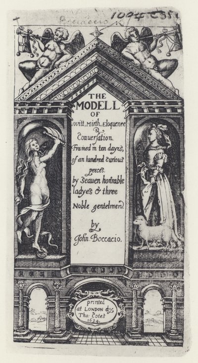 G Boccaccio, Le Modèle de l